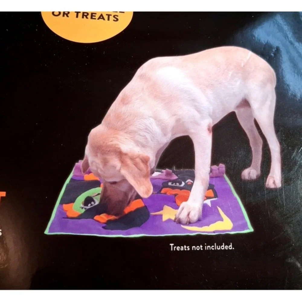 Thrills & Chills Collection Halloween Hide Treat Mat Snuffle Puzzle Toy for Dogs